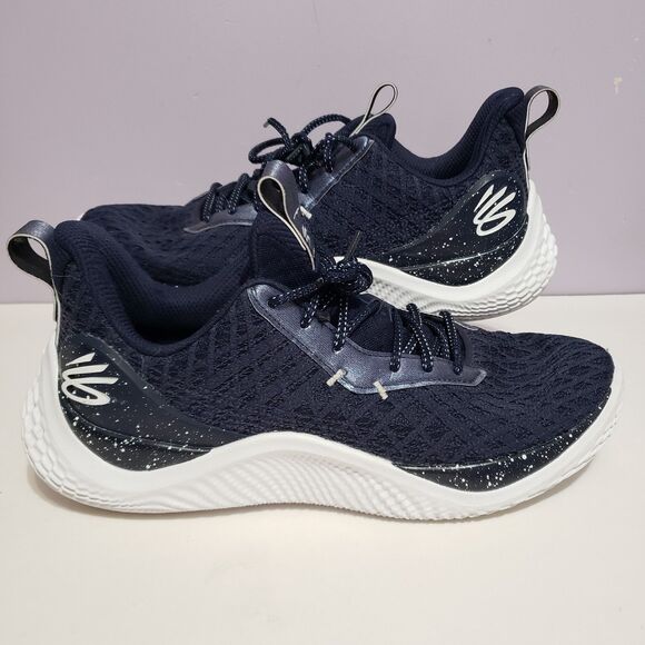 Under Armour Curry Unisex "Midnight Blue"  Flow 10 Basketball Sneakers Men's 13 - Picture 1 of 11